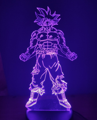 Lampara 3D Goku Ultra Instinto - Redsale