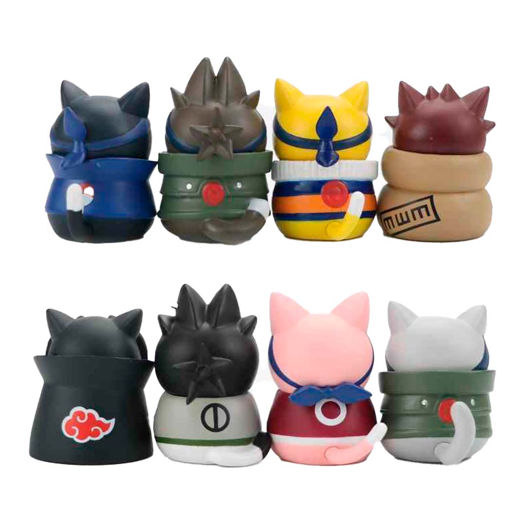 Set 8 Figuras Anime Naruto Shippuden Gato Chiquito - Redsale