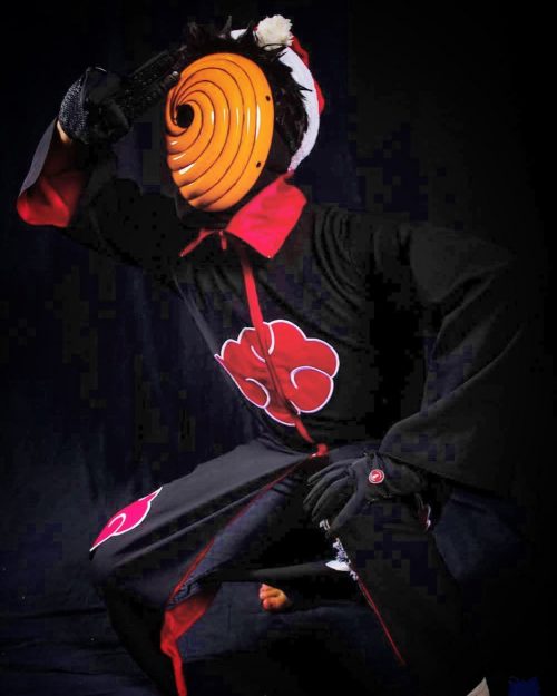 Akatsuki Tobi Obito Anime Naruto Máscara Em Fibra De Vidro