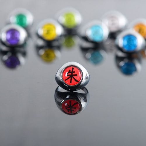 Set De Anillos Akatsuki Naruto Shippuden - Tu Zona Otaku