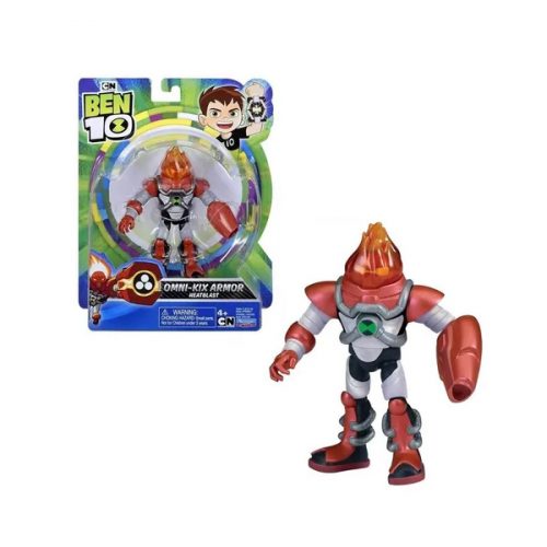 BEN 10 OMNI METALLIC HEATBLAST FIGURA ARTICULADA CARTOON NETWORK ...