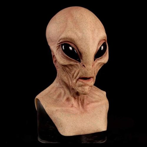 Mascara Alien de Terror Realista - Latex Halloween - Redsale