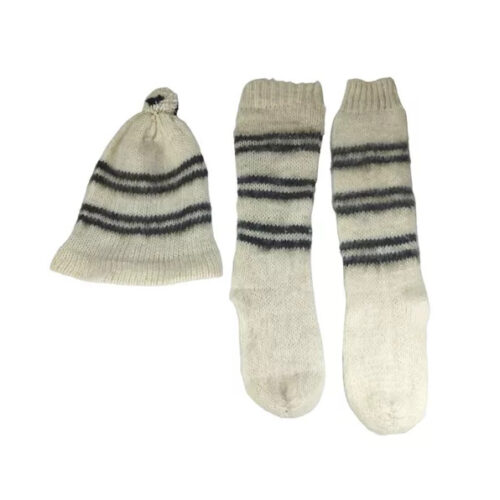 Set Chilote Adulto Gorro Mas Polaina Fiesta Patrias