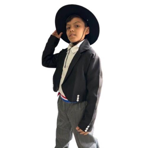 Traje Tipico Vestimenta Huaso Niño Fiestas Patrias Chile
