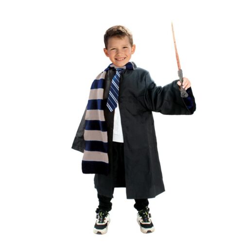 Disfraz Harry Potter Tunica Varita Bufanda Ravenclaw Niño
