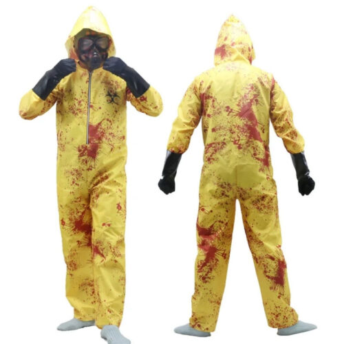 Disfraz Traje Radioactivo Adulto Resident Evil Amarillo