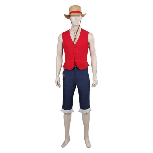 Disfraz Monkey D Luffy + Sombrero Incluido - Disfraz One Piece