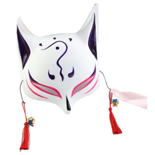 Accesorio Cosplay Mascara Kitsune Japon