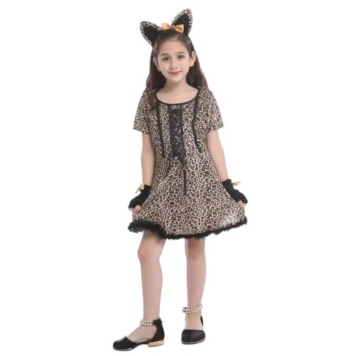 Disfraz Infantil Gato Vestido Niña