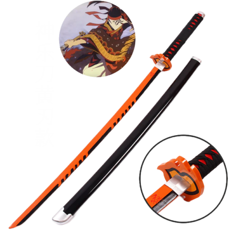 Cosplay Espada Kamado Tanjiro Fuego Kimetsu no Yaiba